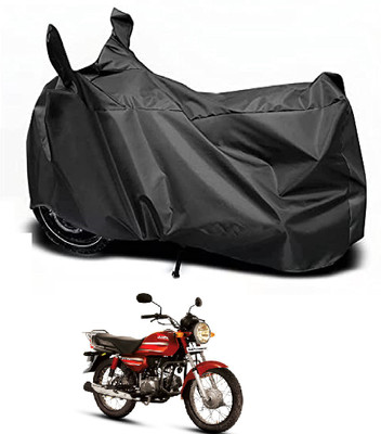 Auto Hub Waterproof Two Wheeler Cover for Hero(CD Dawn, Black)