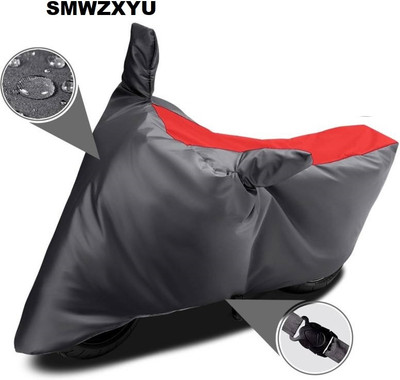 smwzxyu Waterproof Two Wheeler Cover for Suzuki(Red)