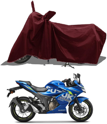 DeepShakshi AUTOMOTIVE Waterproof Two Wheeler Cover for Suzuki(GSX S1000, Maroon)