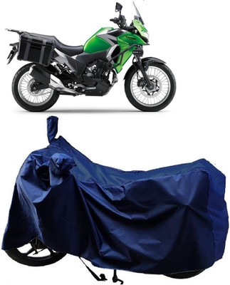 MMSSTAR Waterproof Two Wheeler Cover for Kawasaki(Versys-X 300, Blue)