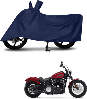 DeepShakshi AUTOMOTIVE Waterproof Two Wheeler Cover for Harley Davidson(Street Bob, Blue)