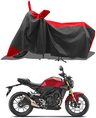 AASHTIK MART Two Wheeler Cover for Honda(CB300R, Red)