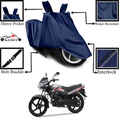 KEDIT Two Wheeler Cover for TVS(Sport BS6, Blue)