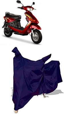 Amexride Two Wheeler Cover for Indus(Yo Spark, Blue)