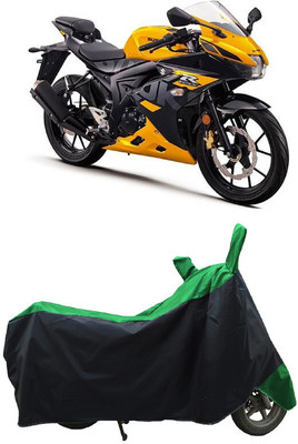 Coxtor Waterproof Two Wheeler Cover for Suzuki(GSX R150, Green)