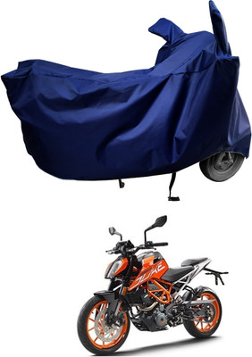 Amexride Two Wheeler Cover for KTM(Duke 390 ABS, Blue)