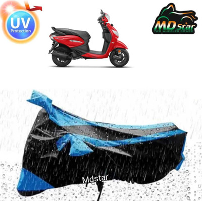 MMSSTAR Waterproof Two Wheeler Cover for Hero(390 Duke BS6, Blue, Black)