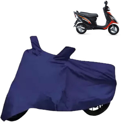 DeepShakshi AUTOMOTIVE Waterproof Two Wheeler Cover for TVS(Scooty Streak, Blue)