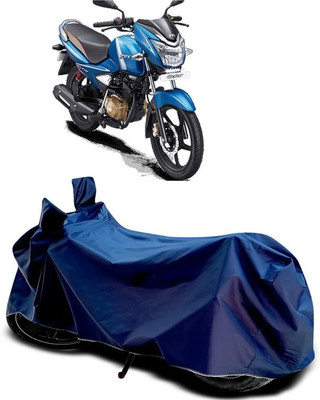 AASHTIK MART Two Wheeler Cover for TVS(Victor, Blue)