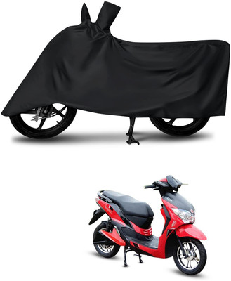 KEDIT Two Wheeler Cover for Hero(Electric Dash, Black)