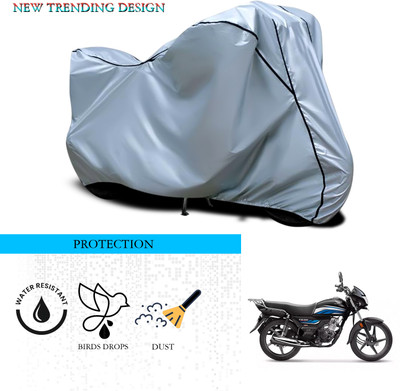 ANTHUB Waterproof Two Wheeler Cover for Honda(CD 110 Dream, Silver)