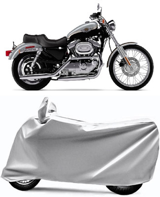 XOCAVO Two Wheeler Cover for Harley Davidson(XL 1200, Silver)