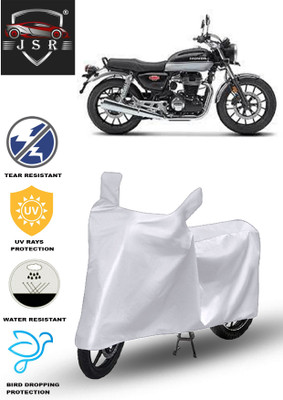 J S R Waterproof Two Wheeler Cover for Honda(Hness CB350, Silver)