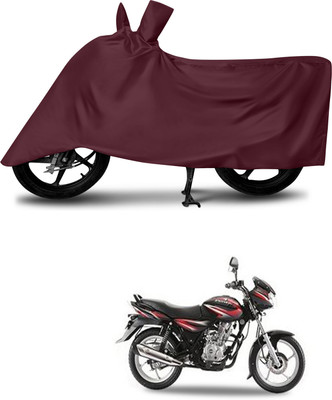 DeepShakshi AUTOMOTIVE Waterproof Two Wheeler Cover for Bajaj(Discover, Maroon)