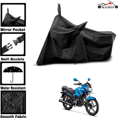 AASHTIK MART Two Wheeler Cover for Hero(Glamour Programmed FI, Black)