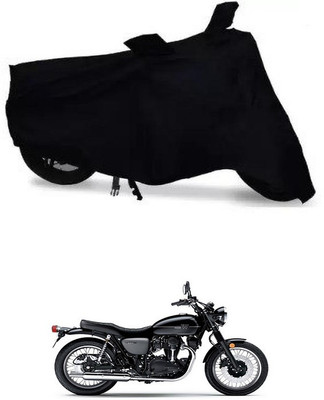 THE REAL ARV Waterproof Two Wheeler Cover for Kawasaki(W800 BS6, Black)