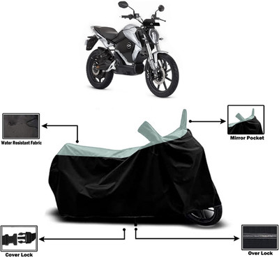 Amexride Two Wheeler Cover for Revolt(RV 300, Multicolor)