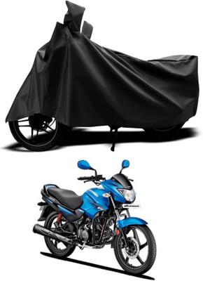 AASHTIK MART Two Wheeler Cover for Hero(Glamour Programmed FI, Black)