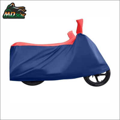 Mdstar Waterproof Two Wheeler Cover for Hero(Achiever, Red)