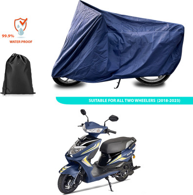 CODOKI Waterproof Two Wheeler Cover for Ampere(Zeal, Blue)