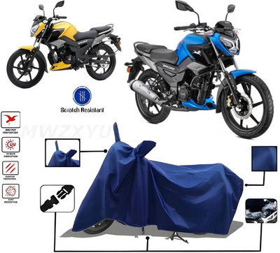 smwzxyu Waterproof Two Wheeler Cover for TVS(Raider, Blue)