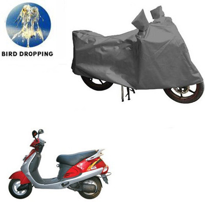 DeepShakshi AUTOMOTIVE Waterproof Two Wheeler Cover for Kinetic(Nova, Grey)