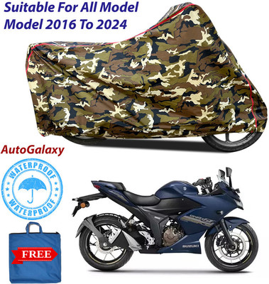 AutoGalaxy Waterproof Two Wheeler Cover for Yamaha(FZ-S Fi Version 3.0, Multicolor)