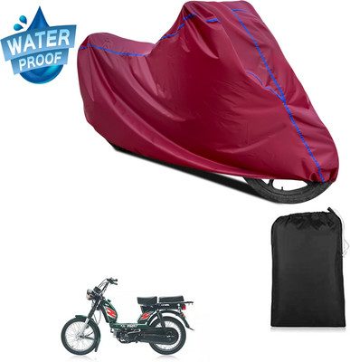 PAGORA Waterproof Two Wheeler Cover for TVS(Heavy Duty Super XL, Maroon)