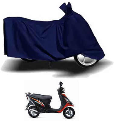 RONISH Waterproof Two Wheeler Cover for TVS(Scooty Streak, Blue)