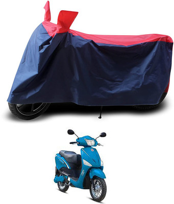 KEDIT Two Wheeler Cover for Hero(Electric Optima Plus, Red, Blue)