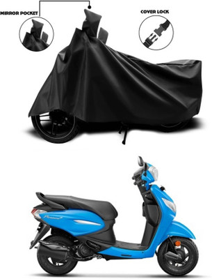 AASHTIK MART Two Wheeler Cover for Hero(Pleasure+ 110, Black)