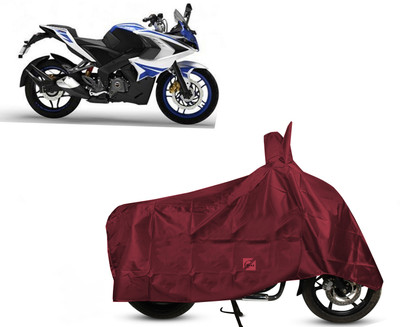 EGAL Two Wheeler Cover for Bajaj(Pulsar RS200 BS6, Maroon)