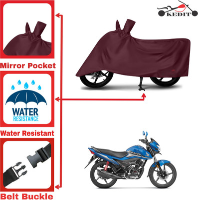 KEDIT Two Wheeler Cover for Honda(Livo, Maroon)