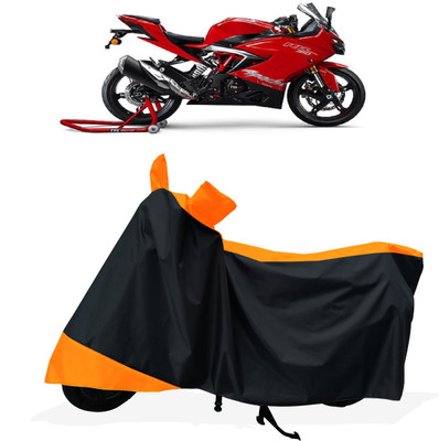 Tricway Two Wheeler Cover for TVS(Apache RR 310, Orange)