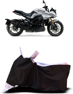 VESMEI Two Wheeler Cover for Suzuki(Katana, White)