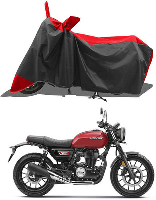 A G Enterprises Waterproof Two Wheeler Cover for Honda(CB350RS, Black, Red)