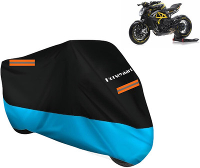 Horseyaart Waterproof Two Wheeler Cover for MV Agusta(Dragster800 RR, Blue)