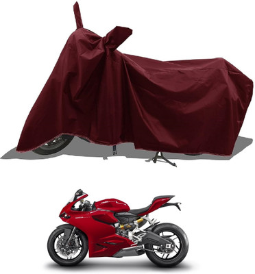 DeepShakshi AUTOMOTIVE Waterproof Two Wheeler Cover for Ducati(899 Panigale, Maroon)