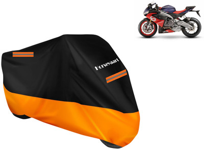 Horseyaart Waterproof Two Wheeler Cover for Aprilia(RS 660 BS6, Orange)