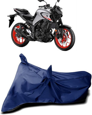 AASHTIK MART Two Wheeler Cover for Yamaha(MT-03, Blue)