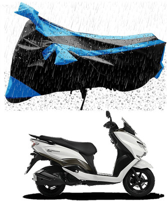 DeepShakshi AUTOMOTIVE Two Wheeler Cover for Suzuki(Burgman Street 125, Blue, Black)