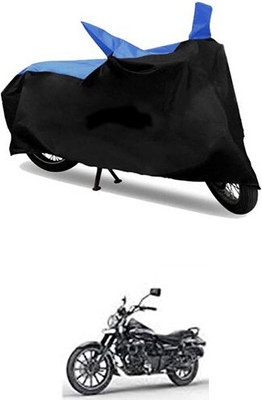 Mdstar Waterproof Two Wheeler Cover for Bajaj(Blue, Black)