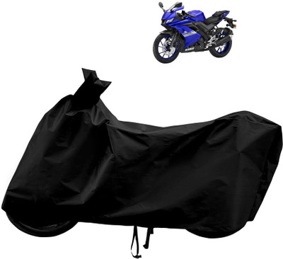 Horseyaart Waterproof Two Wheeler Cover for Yamaha(YZF R15S BS6, Black)