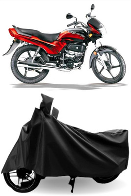 MMSSTAR Waterproof Two Wheeler Cover for Hero(Passion Plus, Black)
