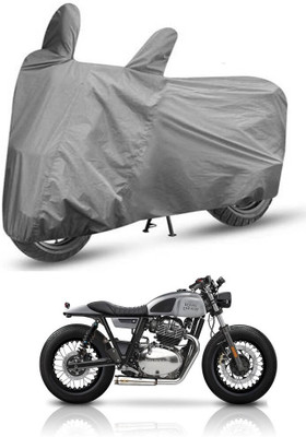 DeepShakshi AUTOMOTIVE Waterproof Two Wheeler Cover for Royal Enfield(Continental GT, Grey)