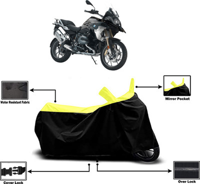 Amexride Two Wheeler Cover for BMW(R 1200 GS, Yellow)
