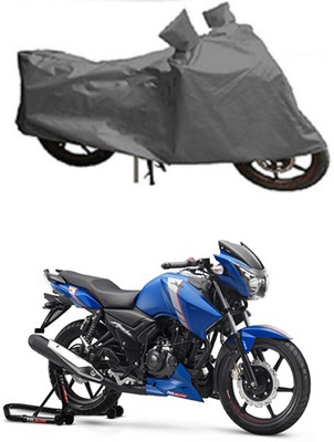 Mdstar Waterproof Two Wheeler Cover for TVS(Apache RTR 160, Grey)
