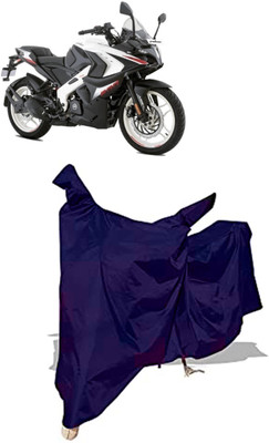 Amexride Two Wheeler Cover for Bajaj(Pulsar RS200 BS6, Blue)