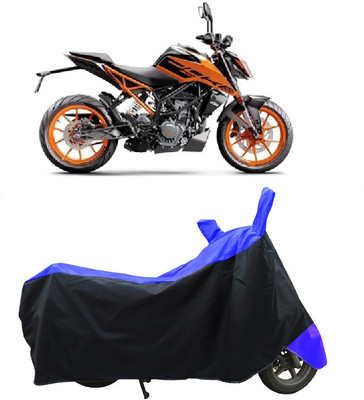 Coxtor Waterproof Two Wheeler Cover for KTM(200 Duke, Blue)