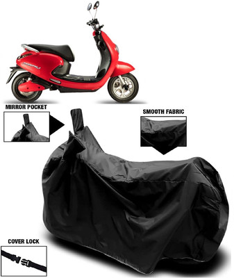 MMSSTAR Waterproof Two Wheeler Cover for Evolet(Pony BS6, Black)